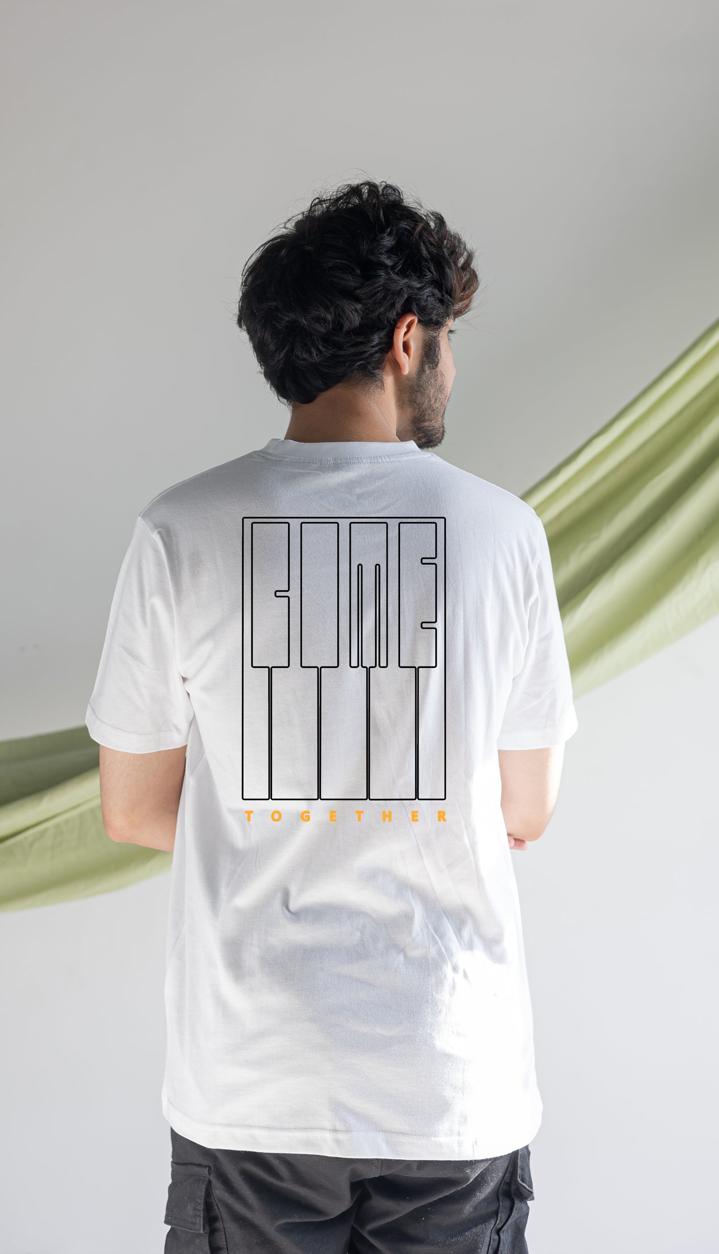 COME TOGETHER-WHITE-COUPLE TEE