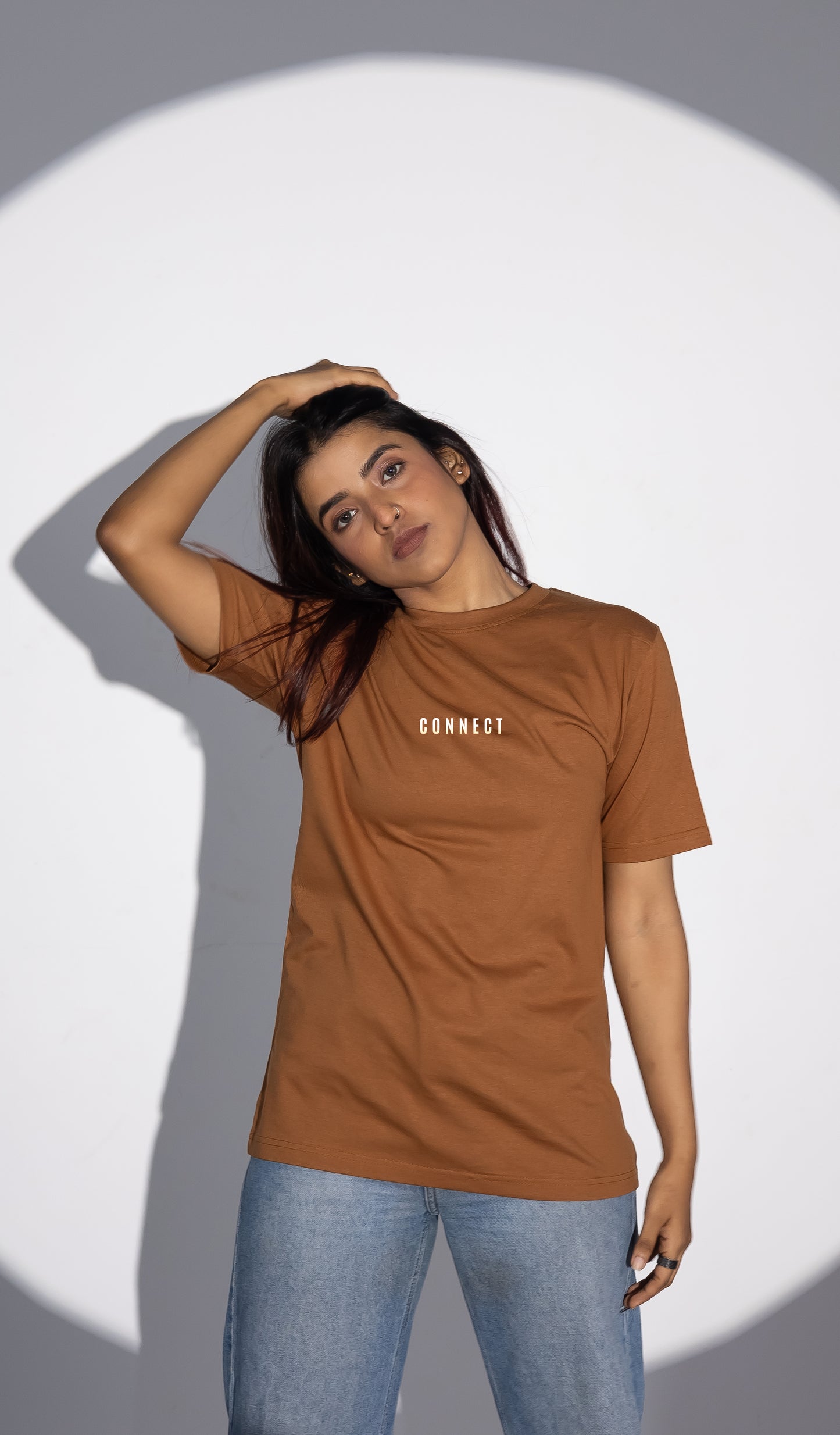 CONNECT WITH NATURE-BROWN(W)