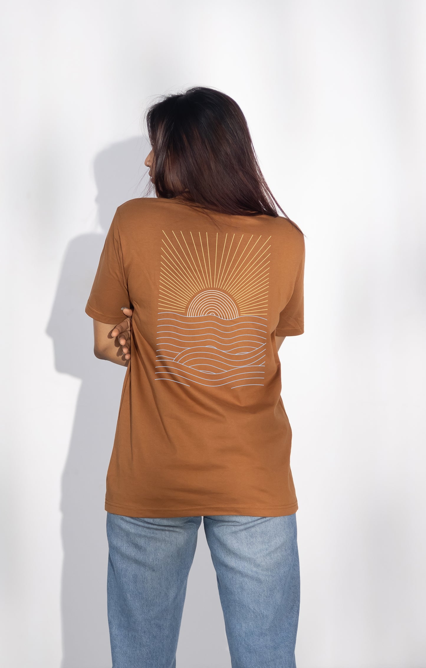 CONNECT WITH NATURE-BROWN(W)