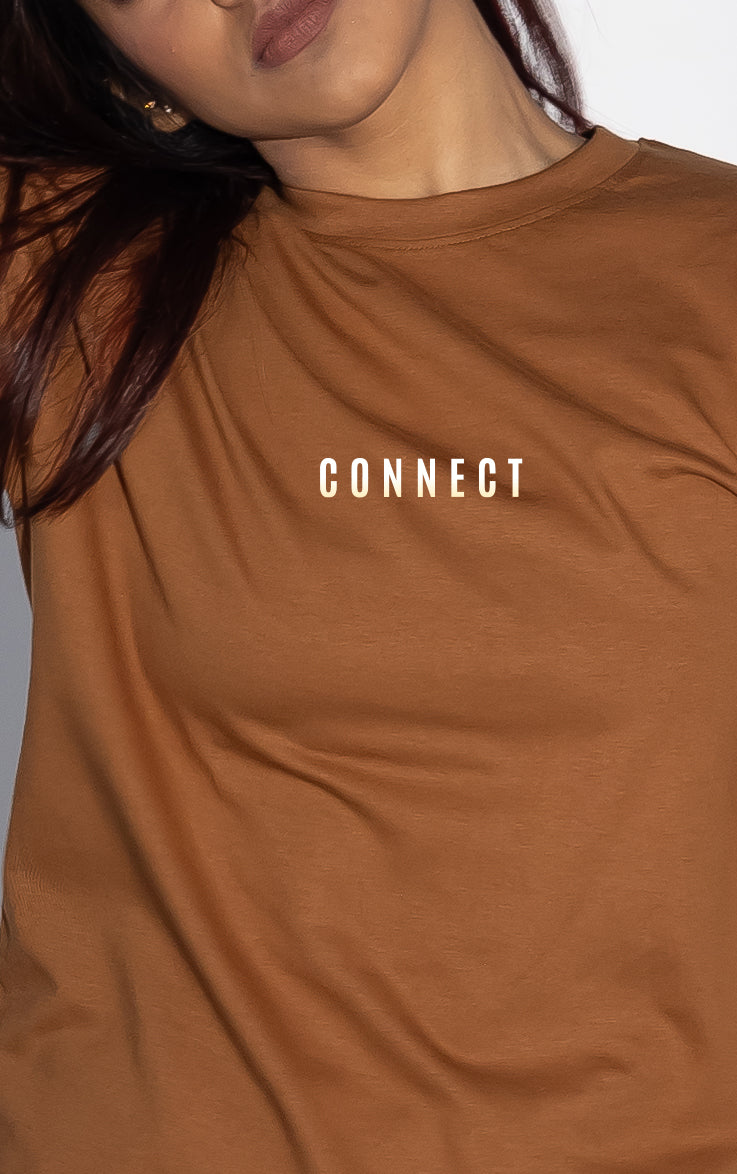 CONNECT WITH NATURE-BROWN(W)