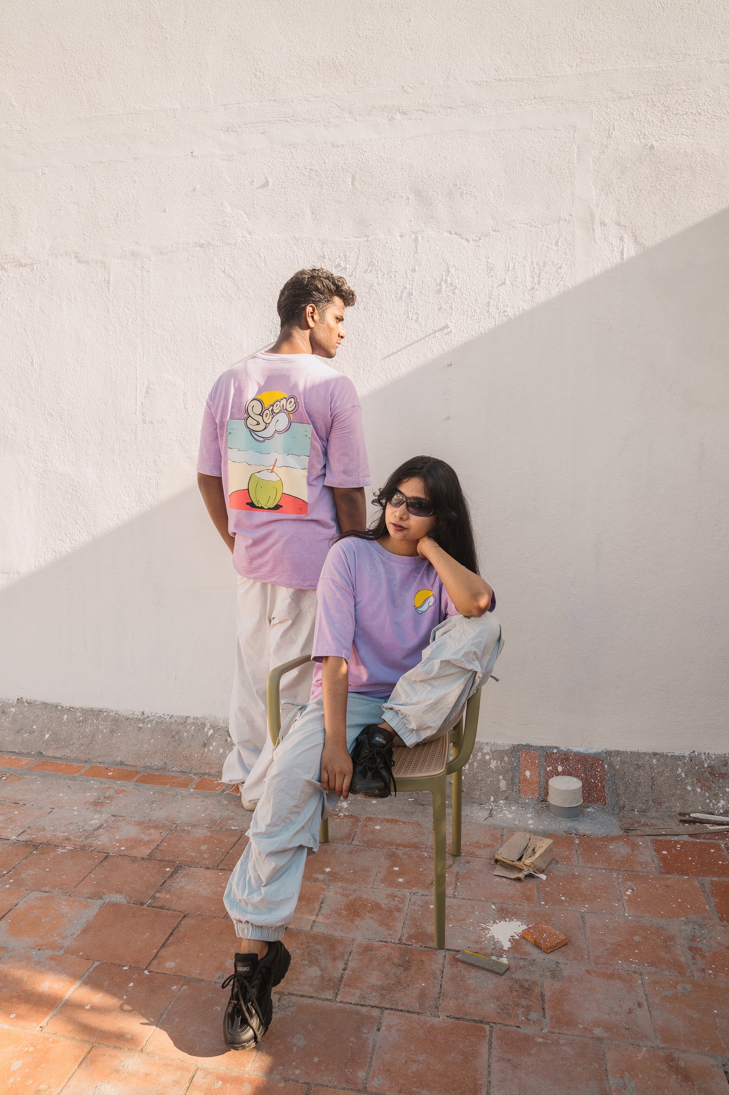 SERENE - OVERSIZED COUPLE T-SHIRT