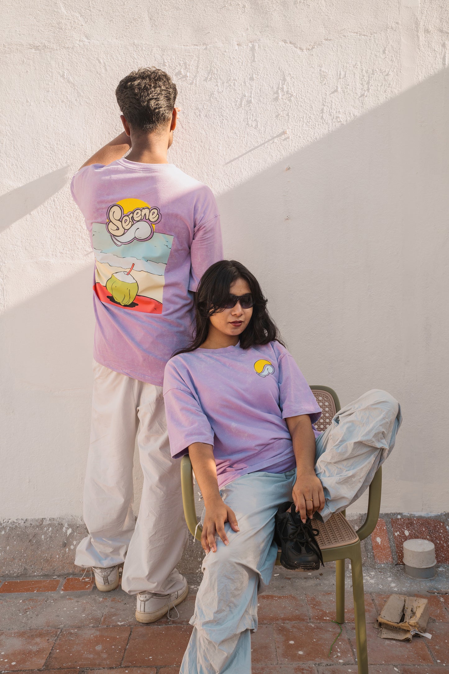 SERENE - OVERSIZED COUPLE T-SHIRT