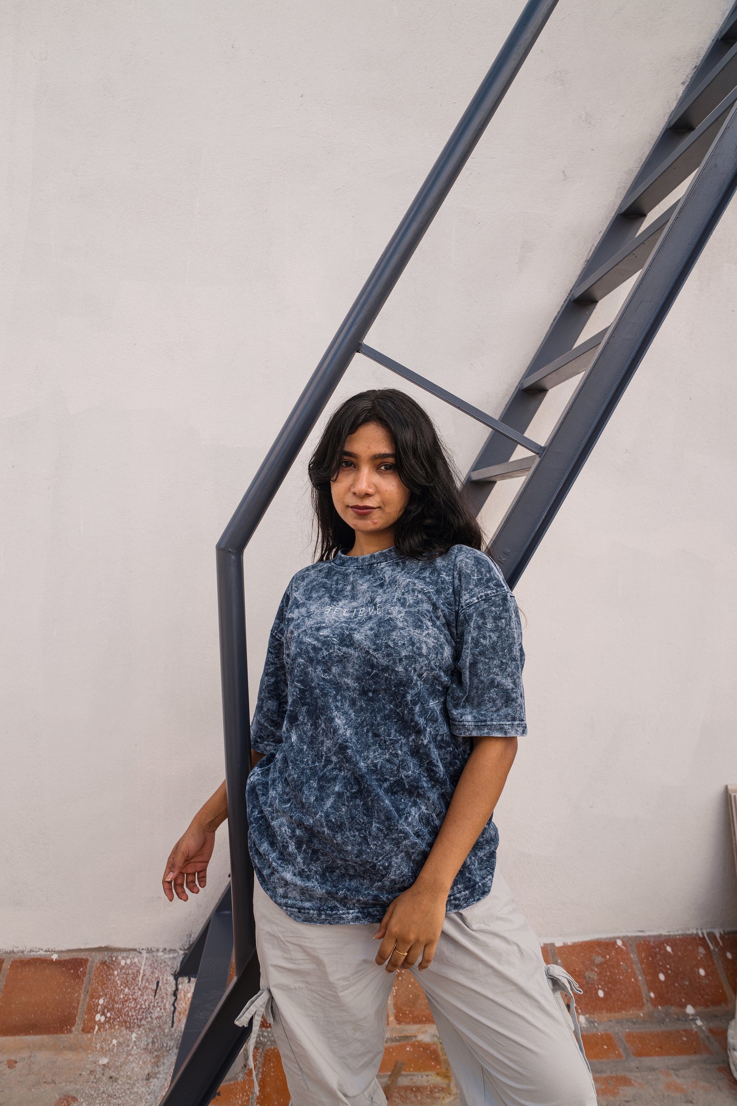 BELIEVE-OVERSIZED T-SHIRT(W)