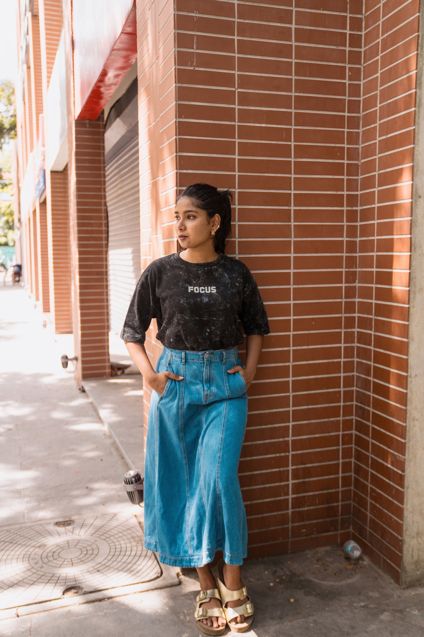 FOCUS ON THE GOOD-OVERSIZED T-SHIRT(W)