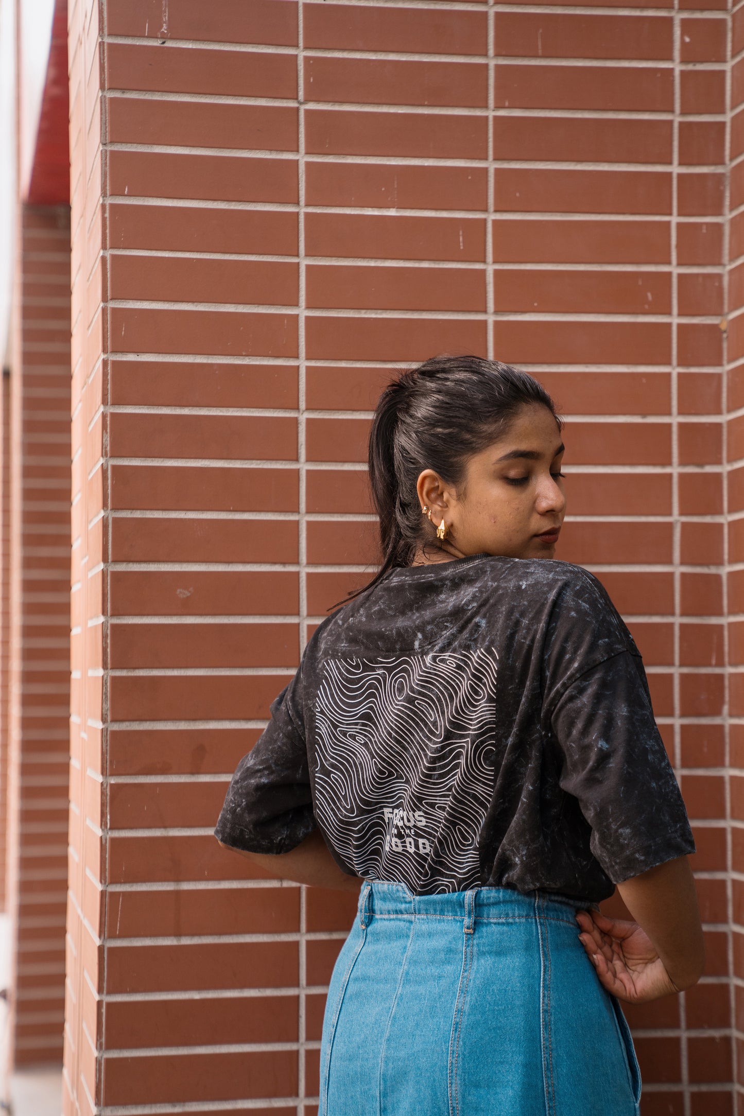 FOCUS ON THE GOOD-OVERSIZED T-SHIRT(W)