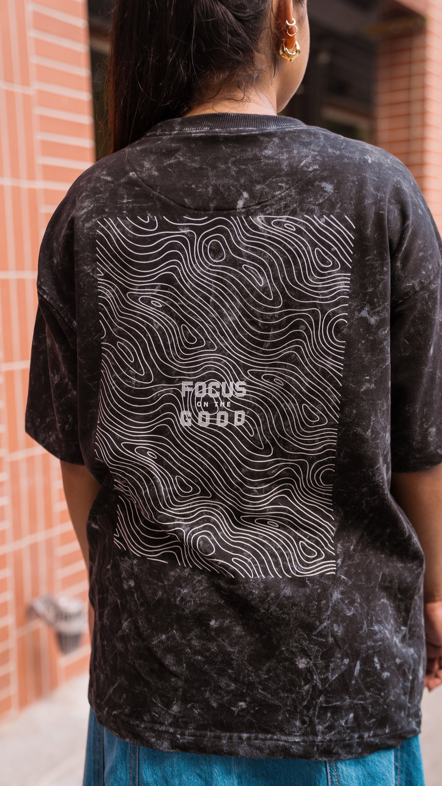 FOCUS ON THE GOOD-OVERSIZED T-SHIRT(W)
