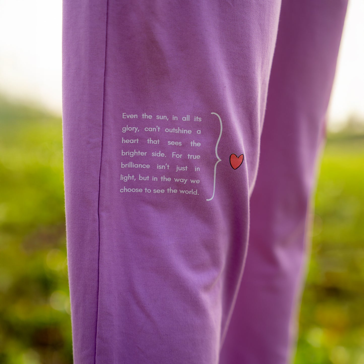 LOOK AT THE BRIGHT SIDE - Co-ord(W)