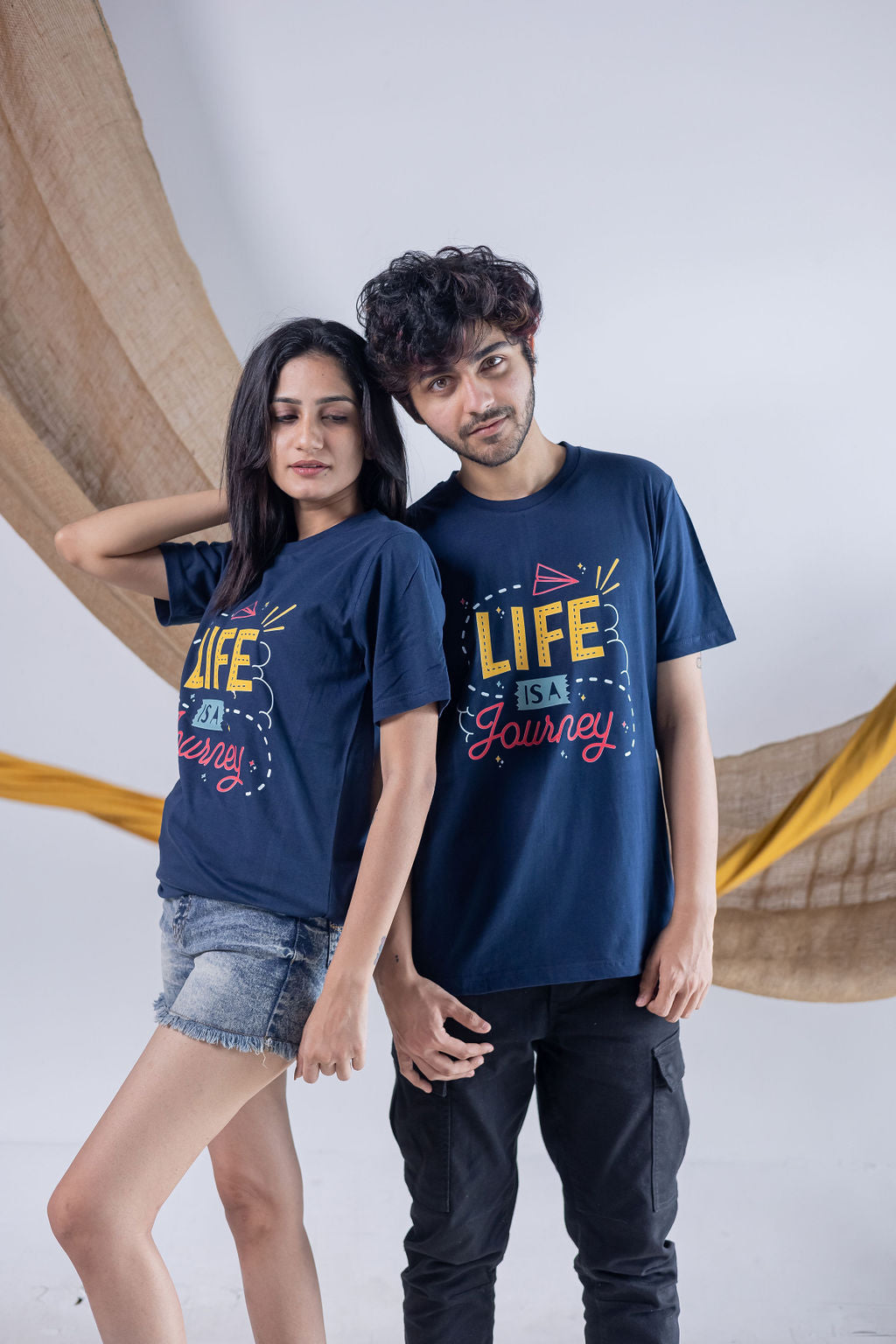 LIFE IS A JOURNEY-COUPLE TEE