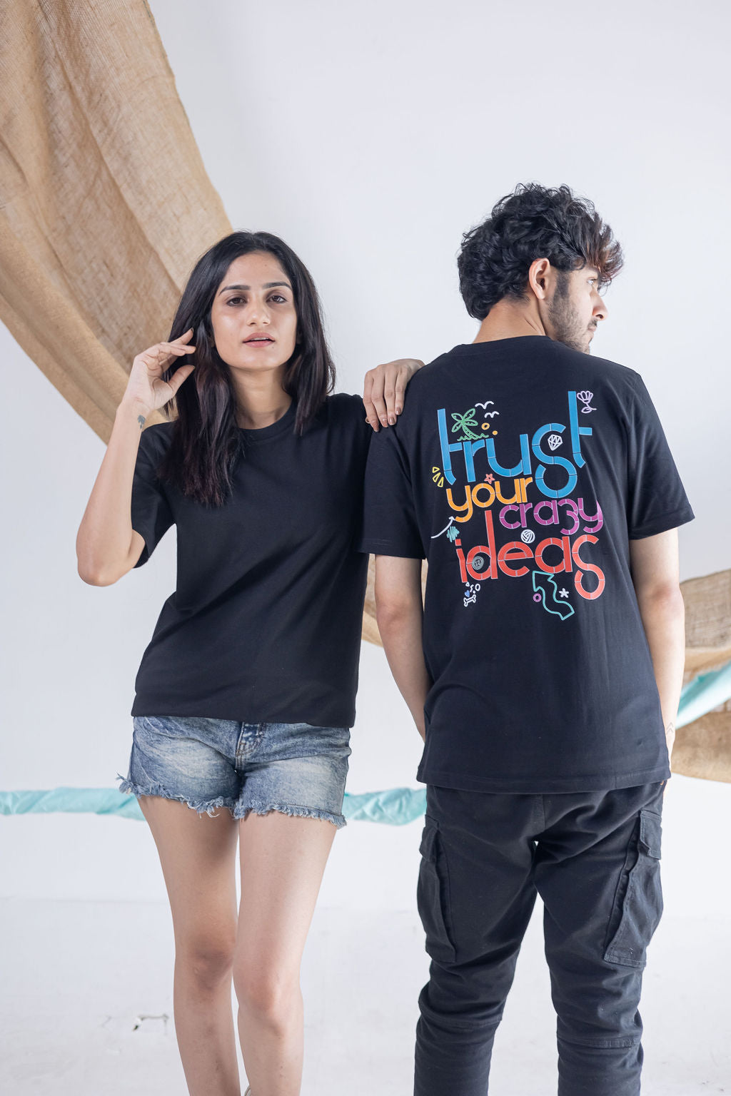 TRUST YOUR CRAZY IDEAS-COUPLE TEE