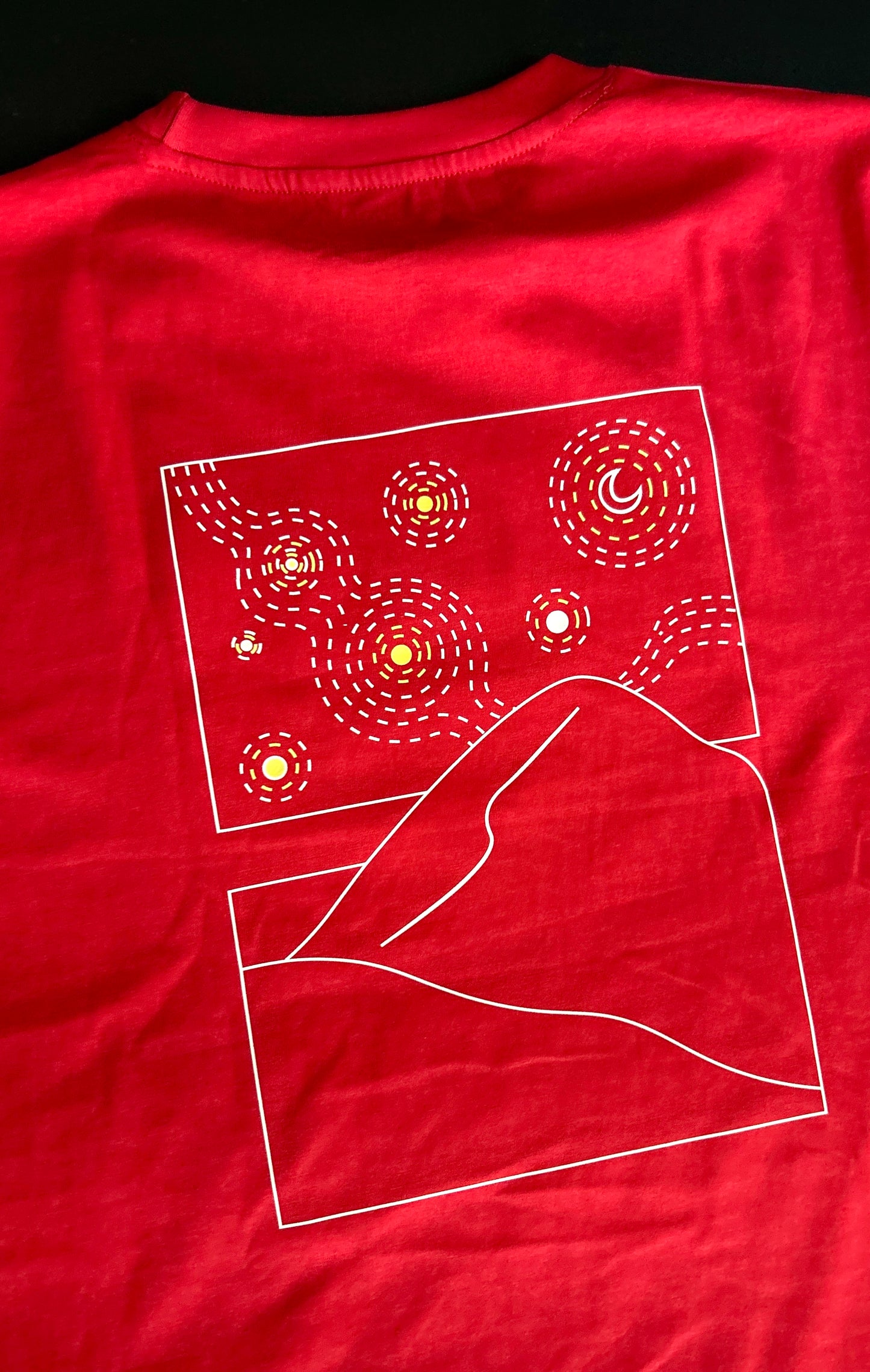 PAINT YOUR DREAMS-RED-COUPLE TEE