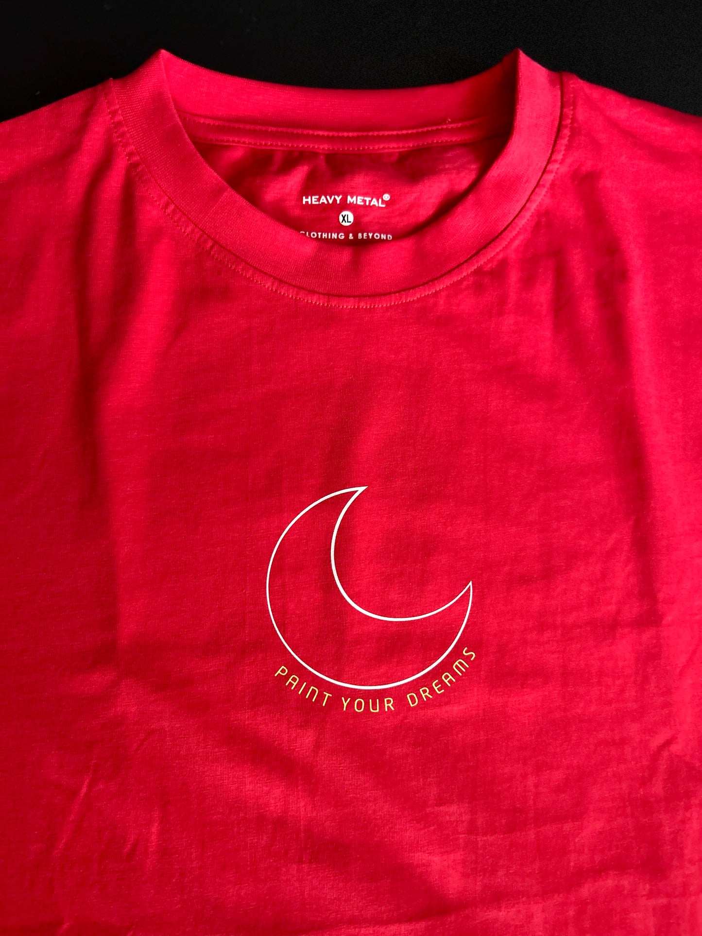 PAINT YOUR DREAMS-RED-COUPLE TEE