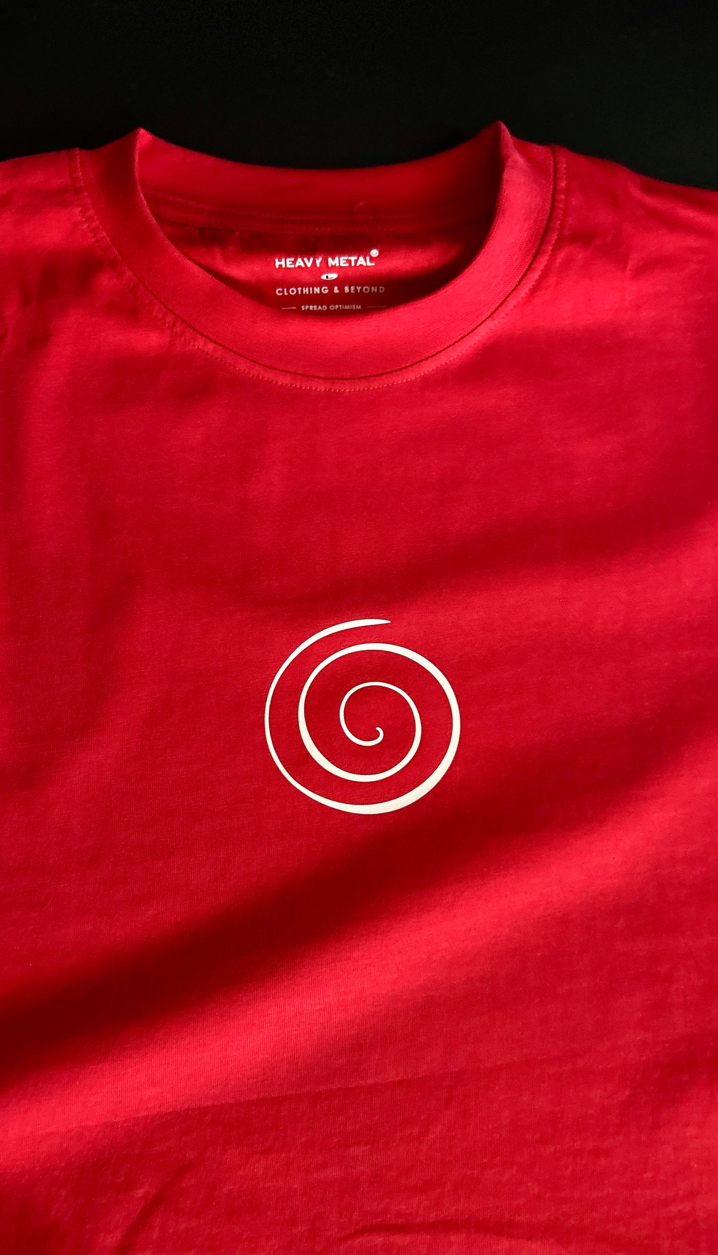 YOUR AURA YOUR POWER-RED-COUPLE TEE