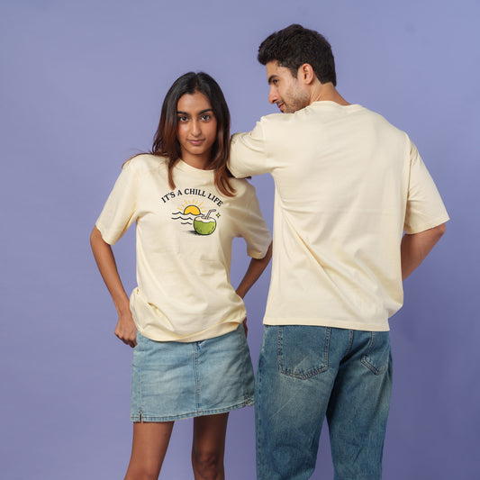 It's A Chill Life-COUPLE TEE