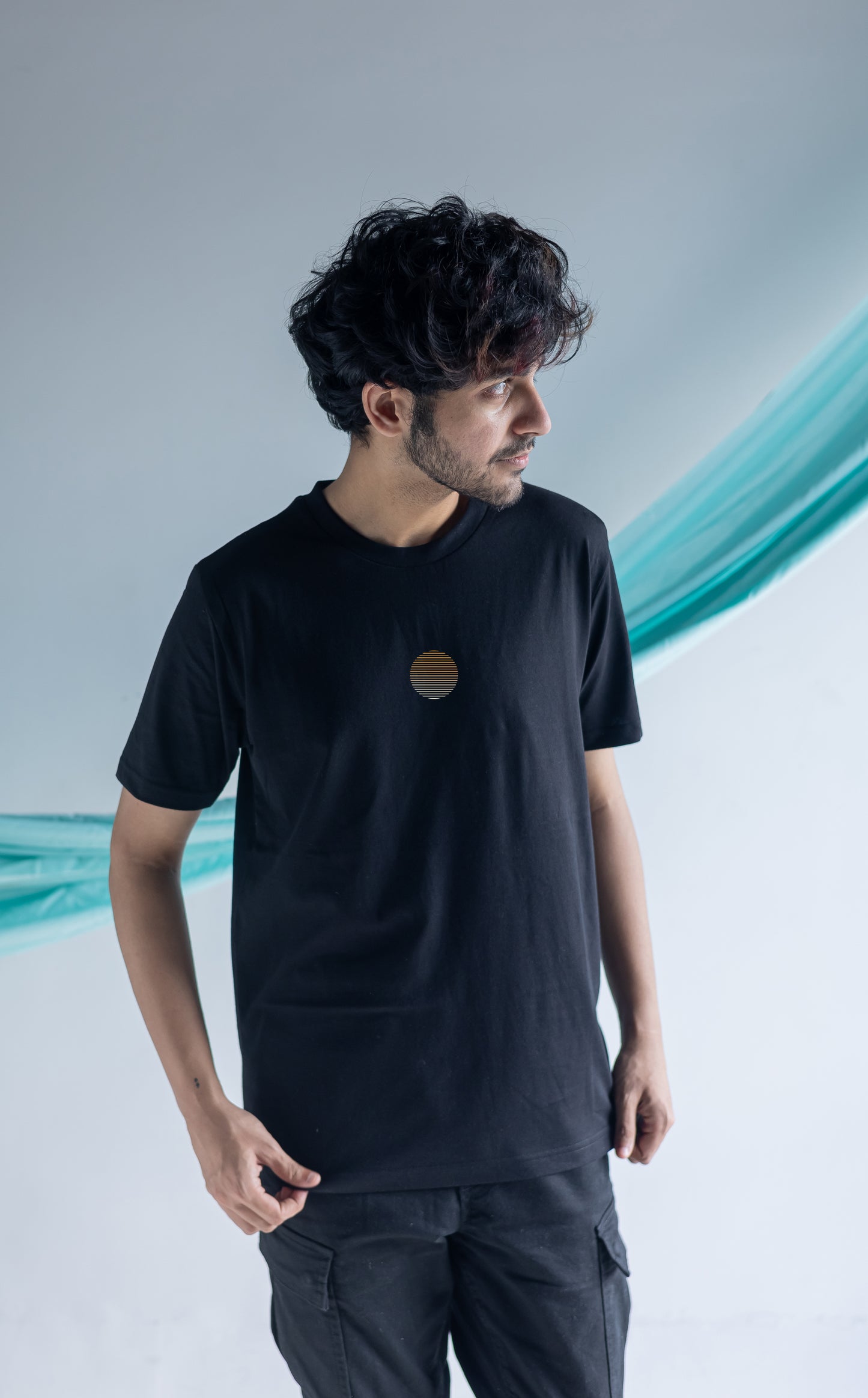 LOST IN THE WILD-BLACK-COUPLE TEE