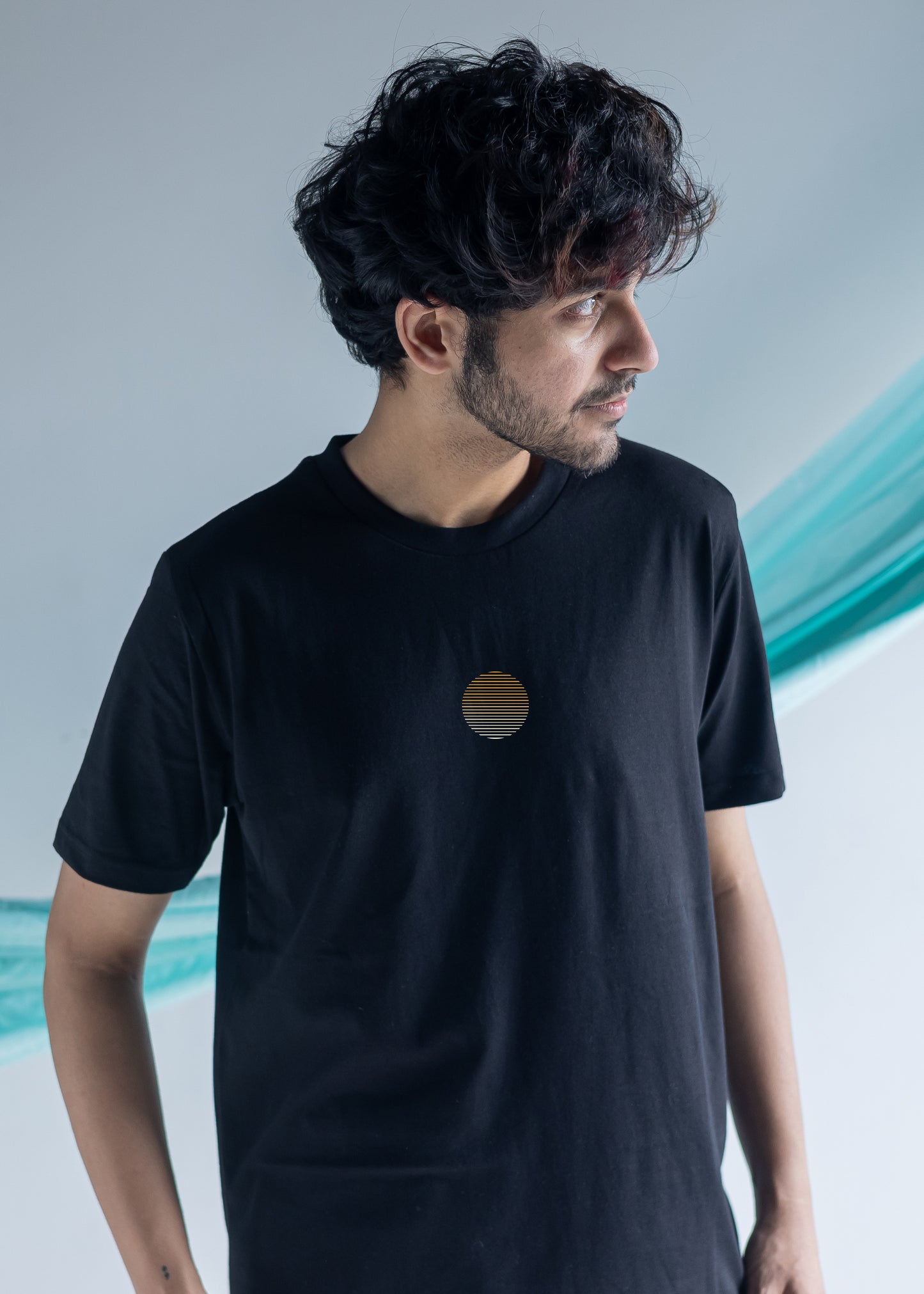 LOST IN THE WILD-BLACK-COUPLE TEE