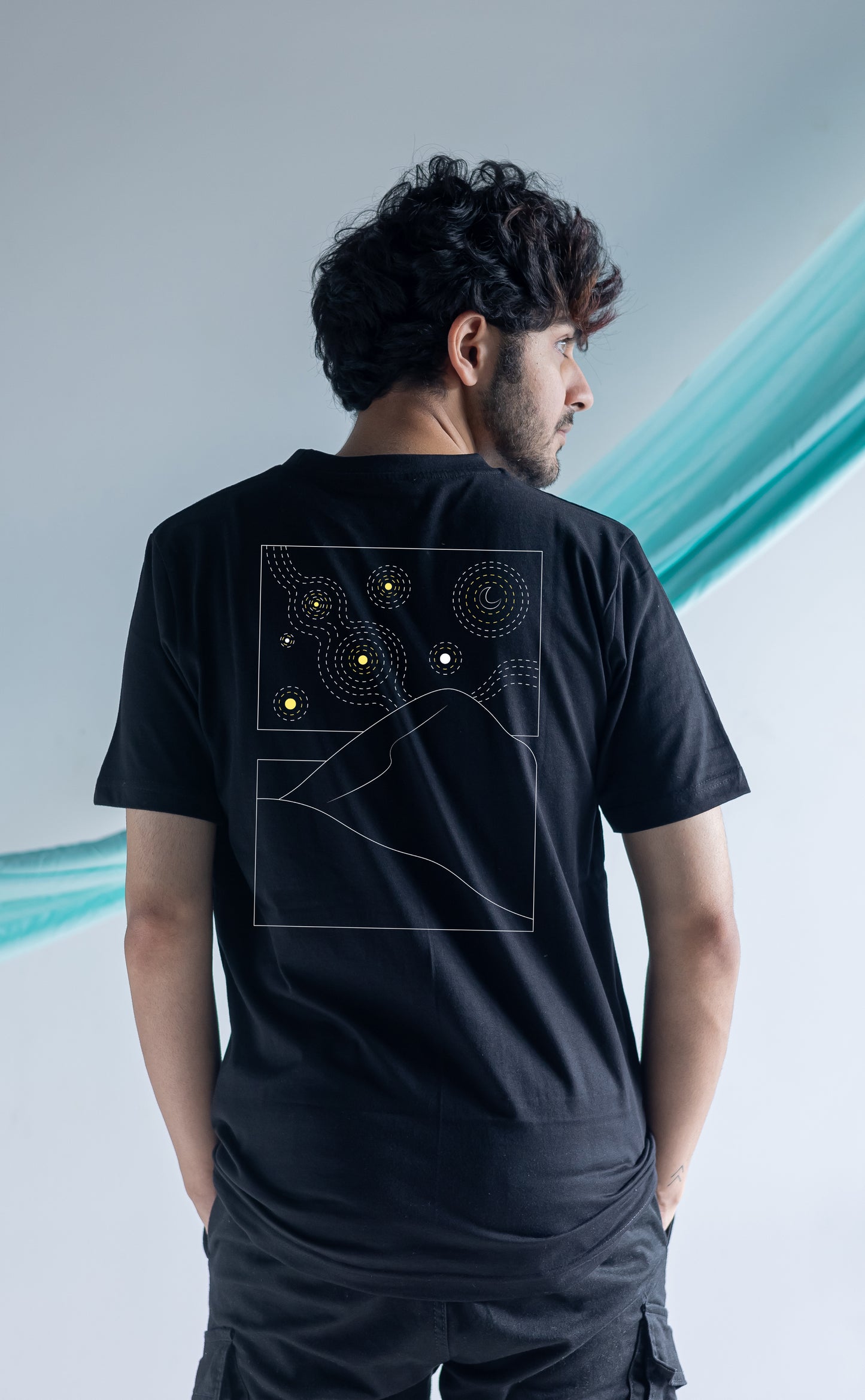 PAINT YOUR DREAMS-BLACK-COUPLE TEE