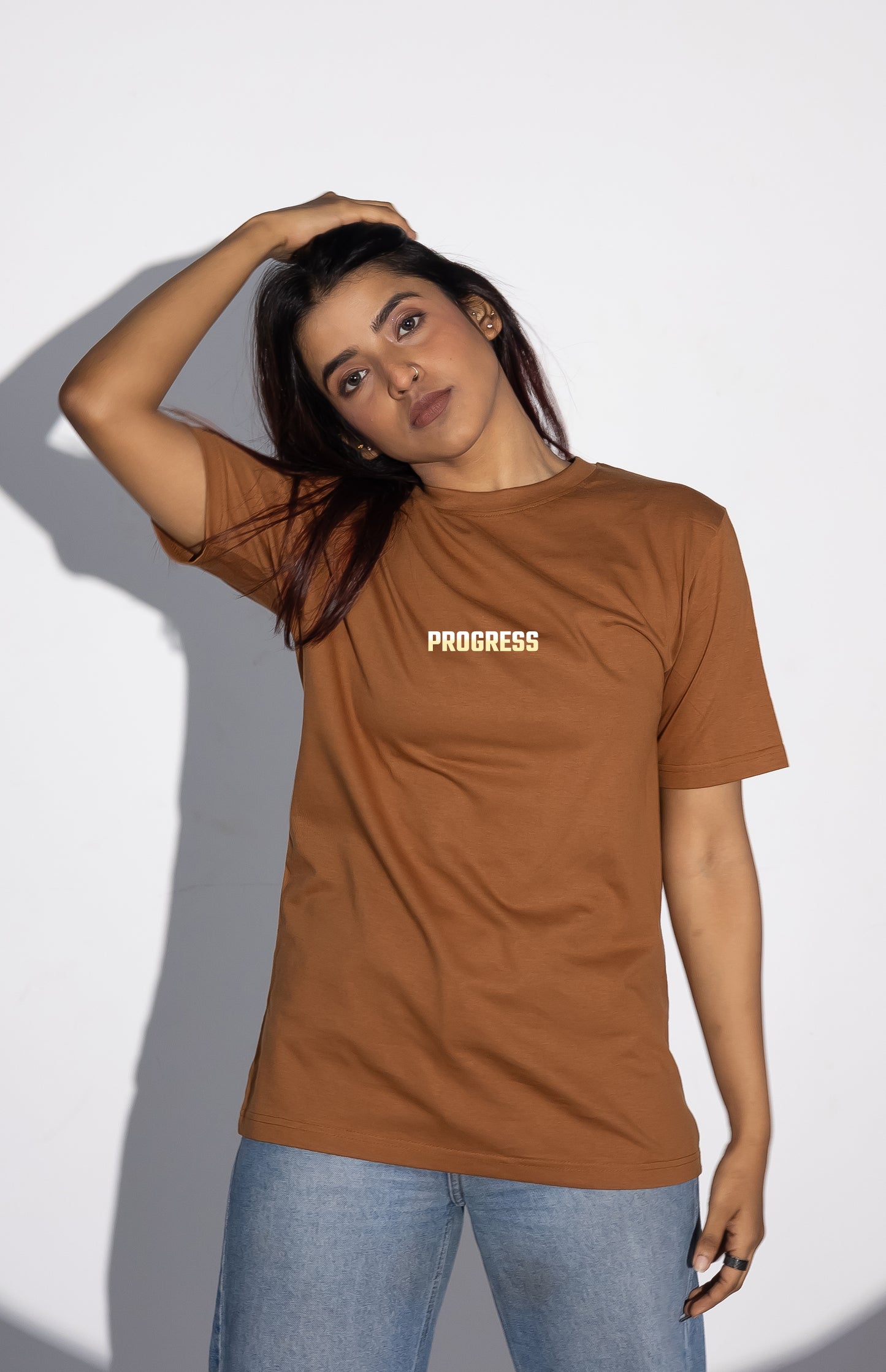 PROGRESS-BROWN-COUPLE TEE