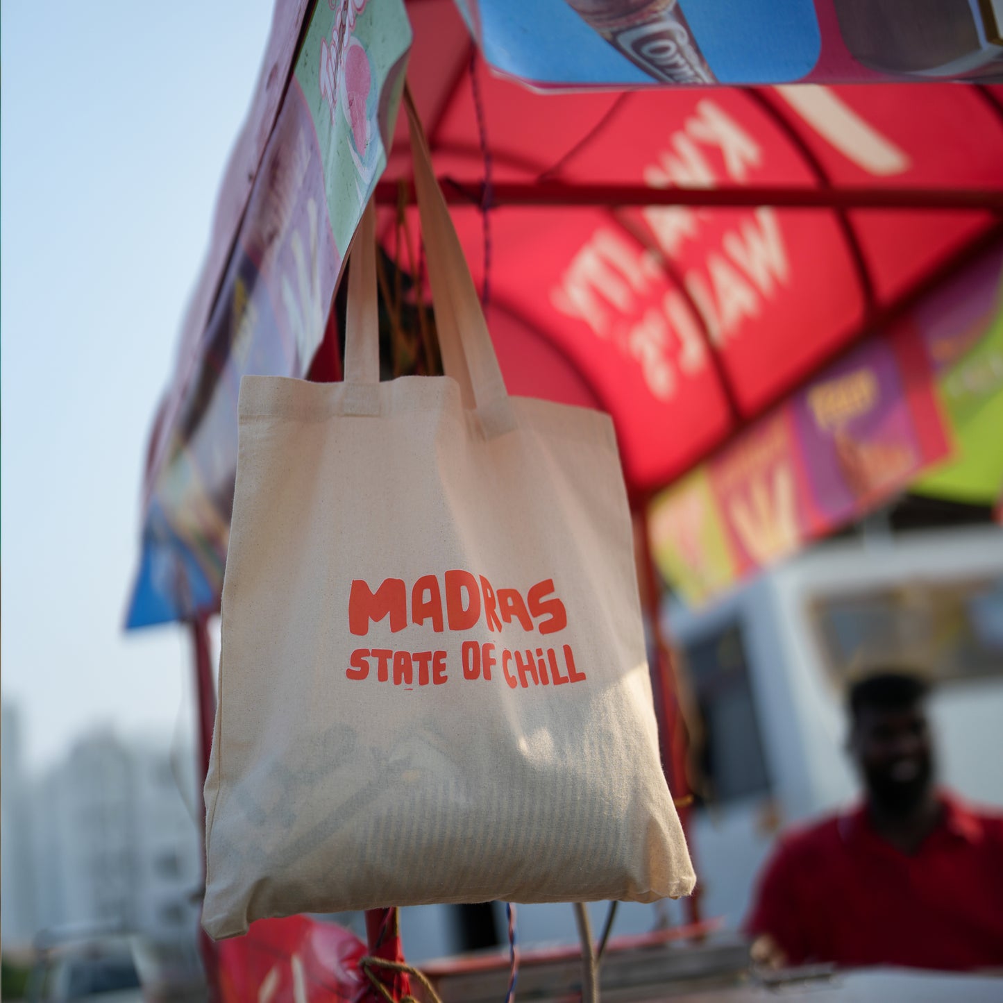 Madras State of Chill – Tote
