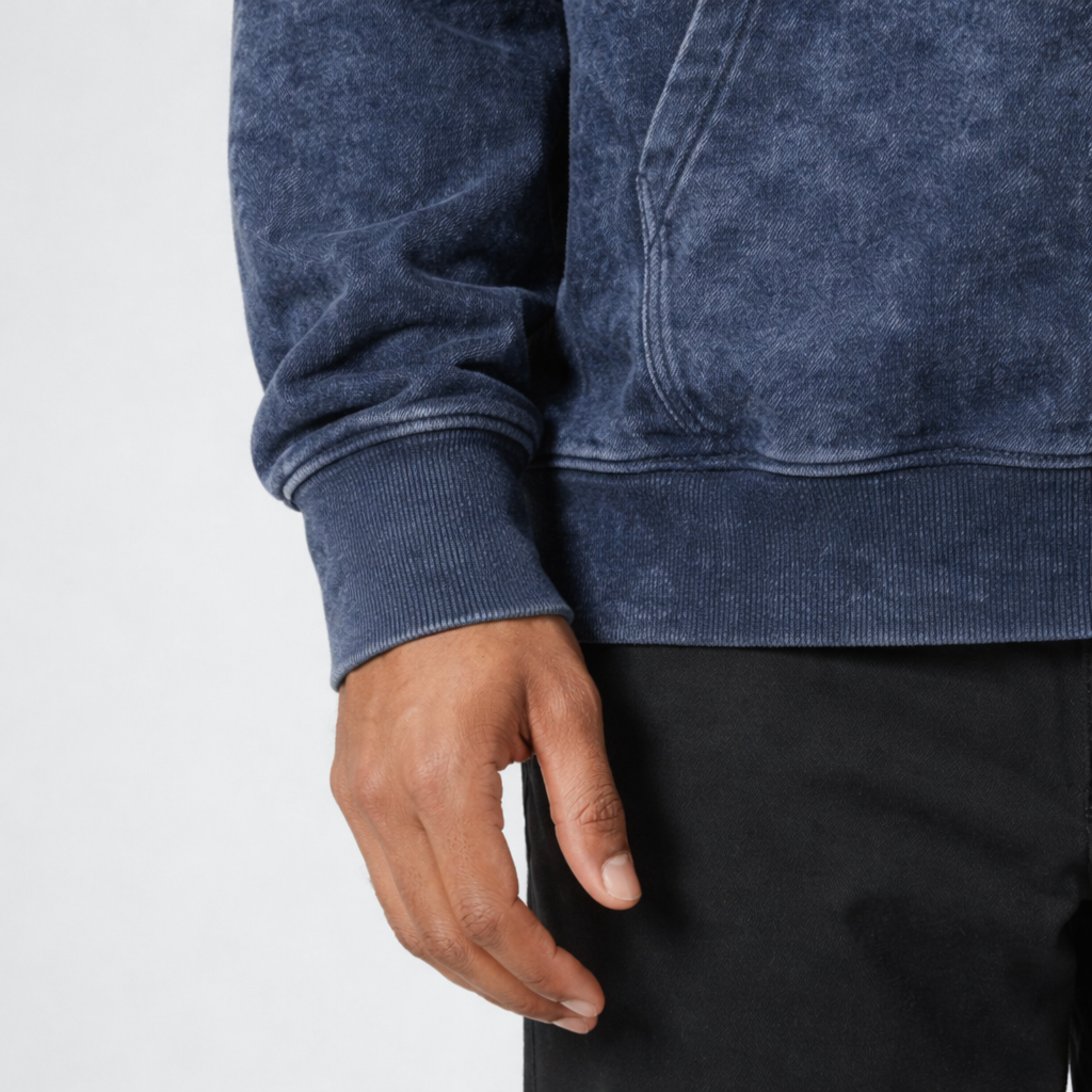 My Kinda Therapy – Acid Washed Hoodie(M)