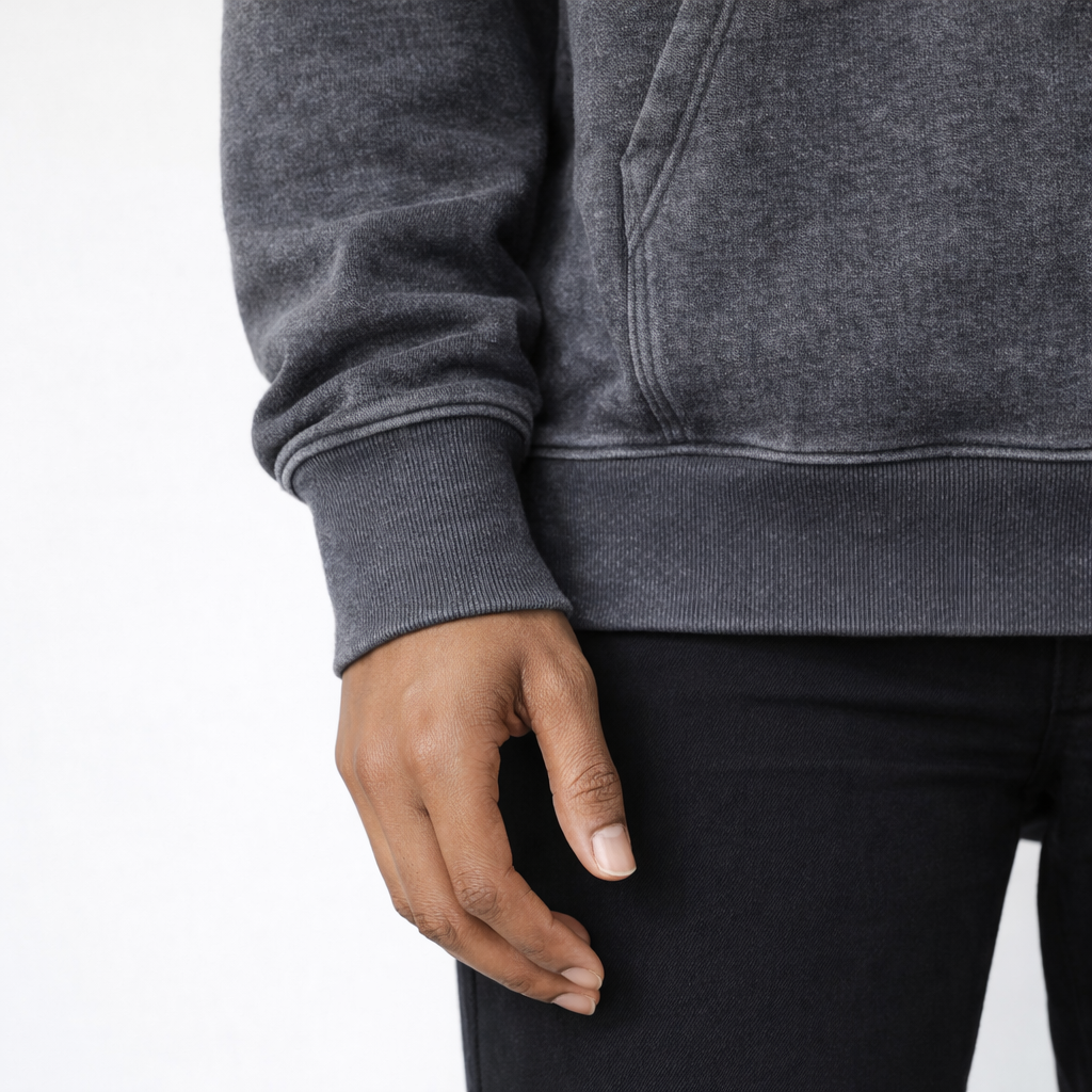 Log Off – Acid Washed Hoodie(W)