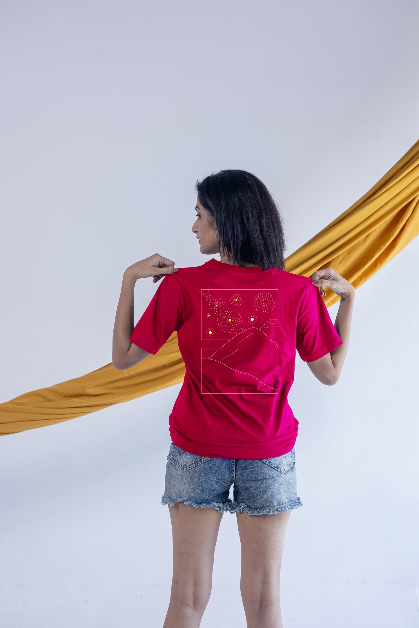 PAINT YOUR DREAMS-RED-COUPLE TEE