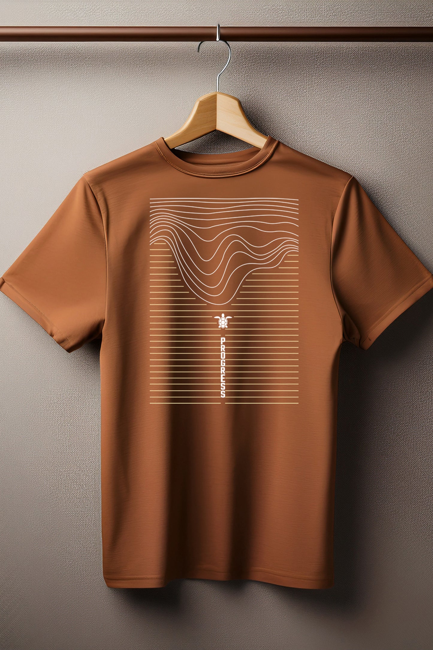 PROGRESS-BROWN-COUPLE TEE