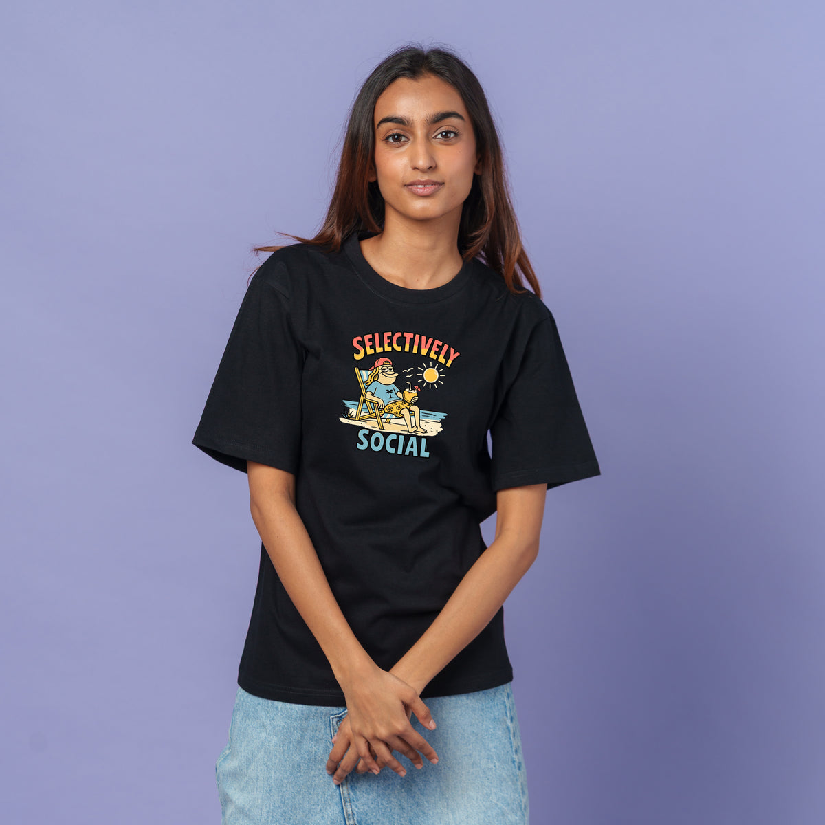 Selectiveley Social-Couple Tee