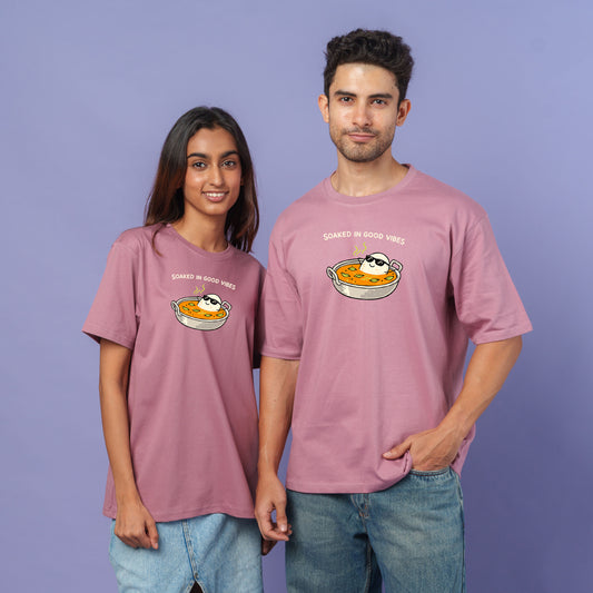 Soaked In Good Vibes-COUPLE TEE