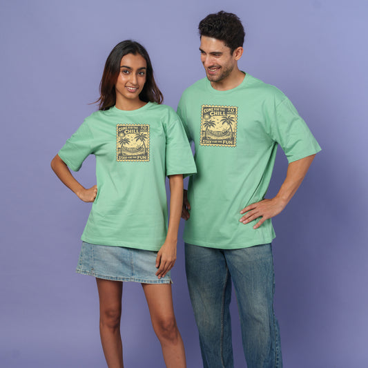 Come For The Chill Stay For The Fun-COUPLE TEE