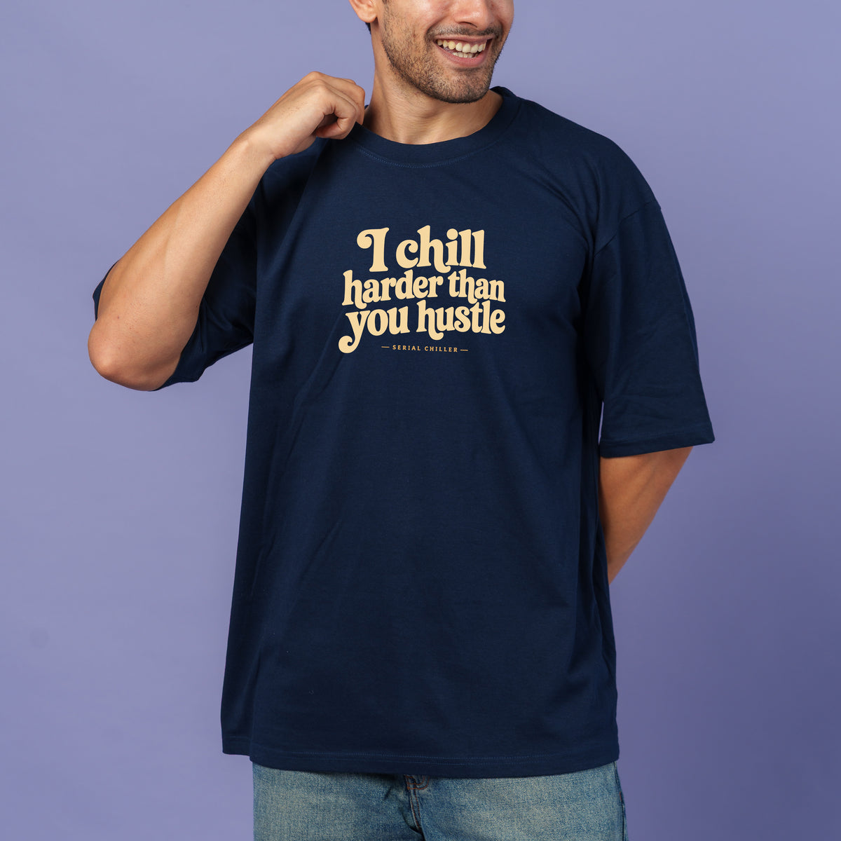 Chill Harder Then You Hustle-COUPLE TEE