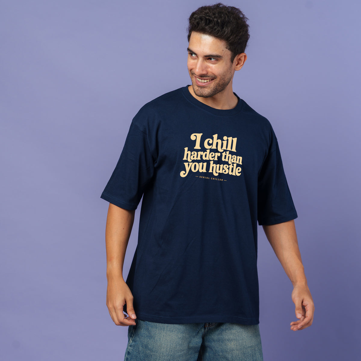Chill Harder Then You Hustle-COUPLE TEE