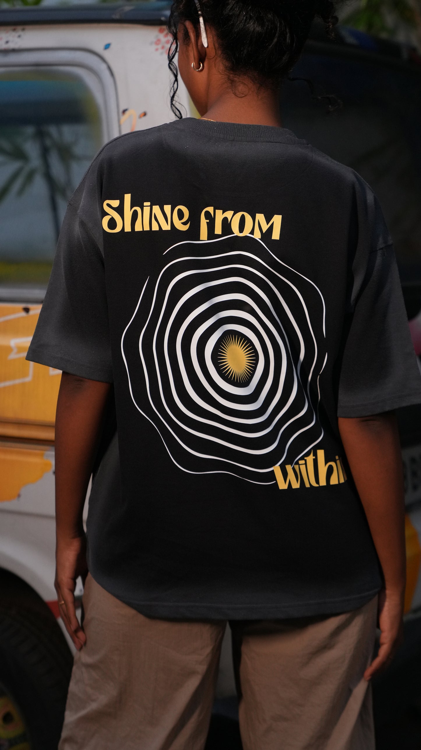 SHINE FROM WITHIN-OVERSIZED T-SHIRT(W)