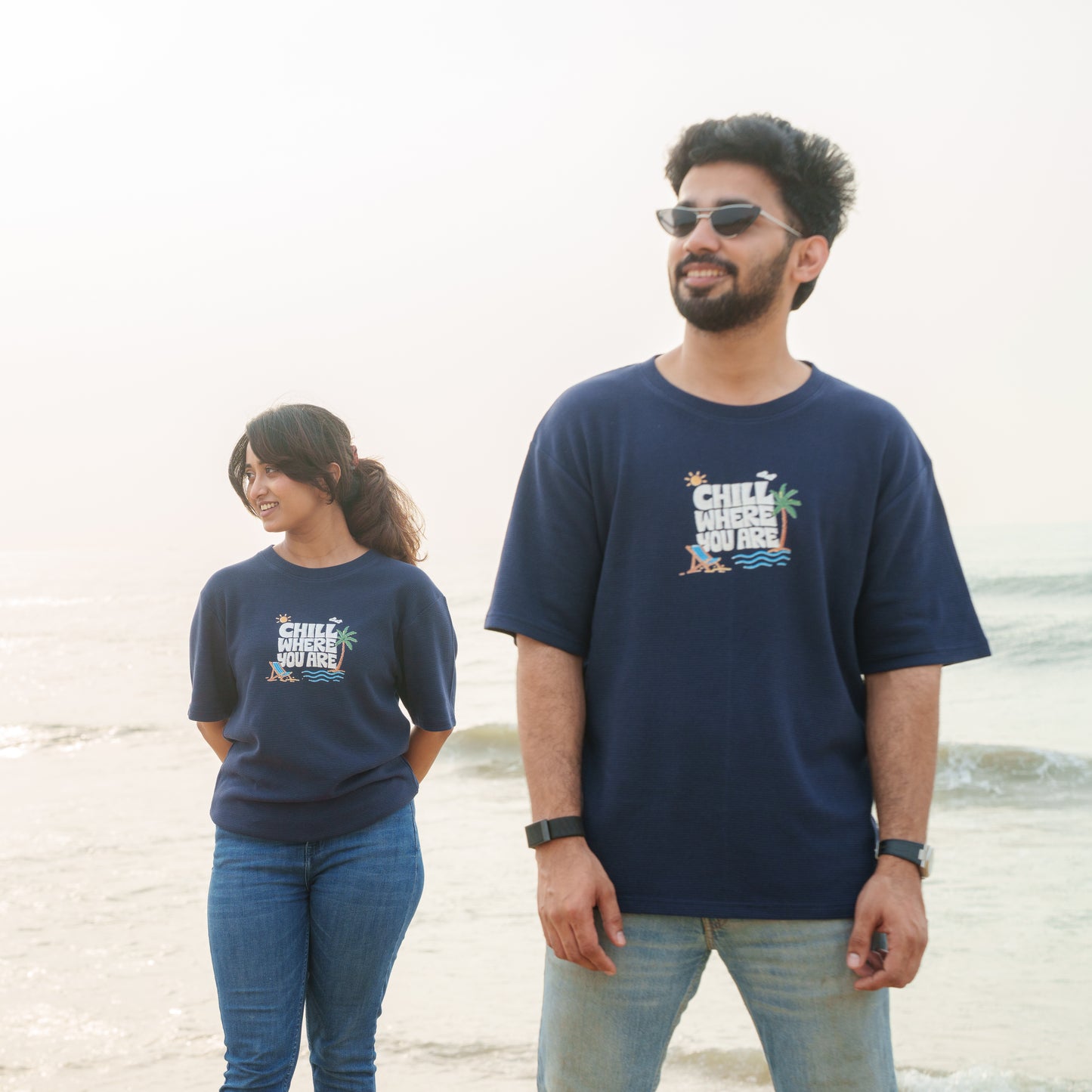 Chill Where You Are-Couple Tee