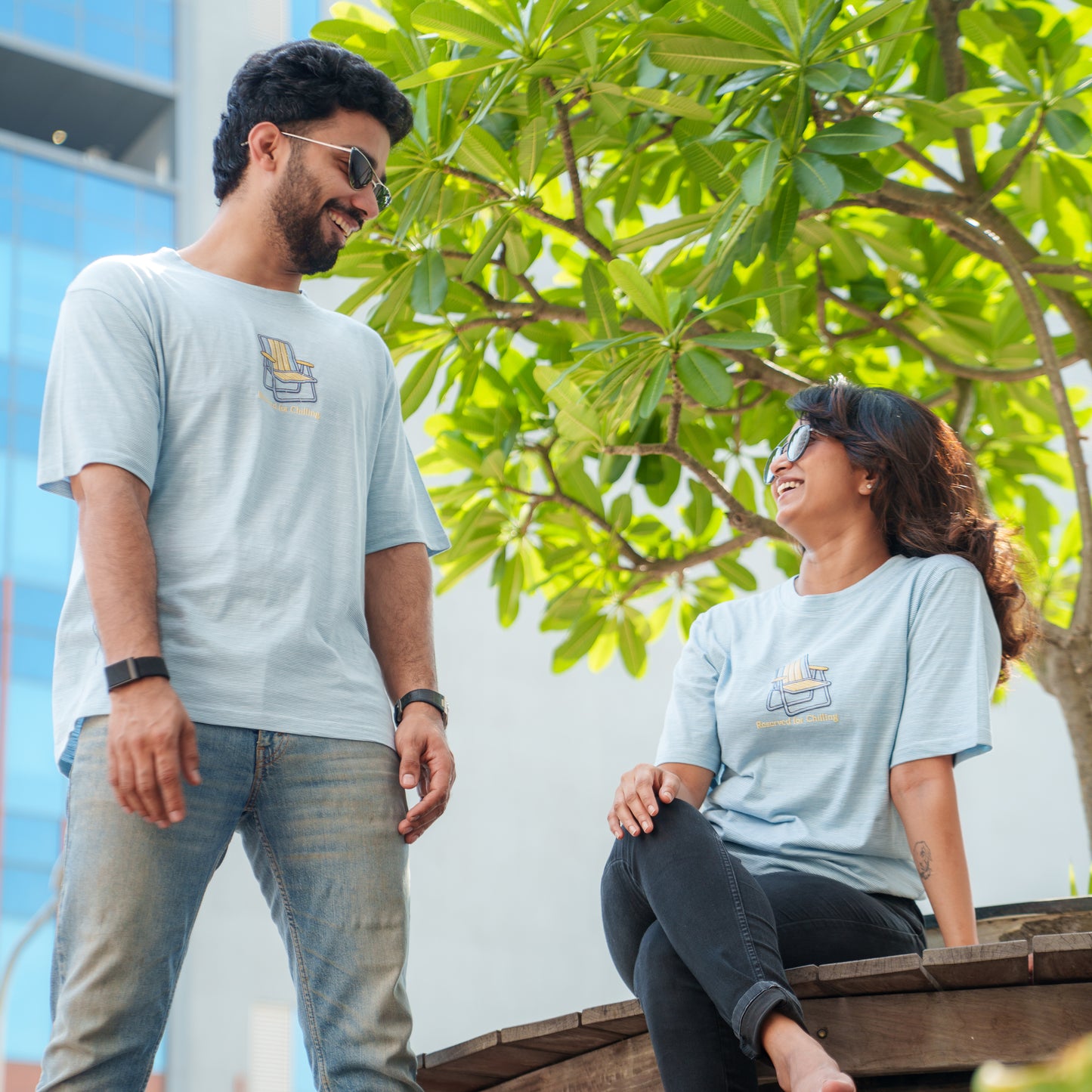 Reserved For Chilling-Couple Tee