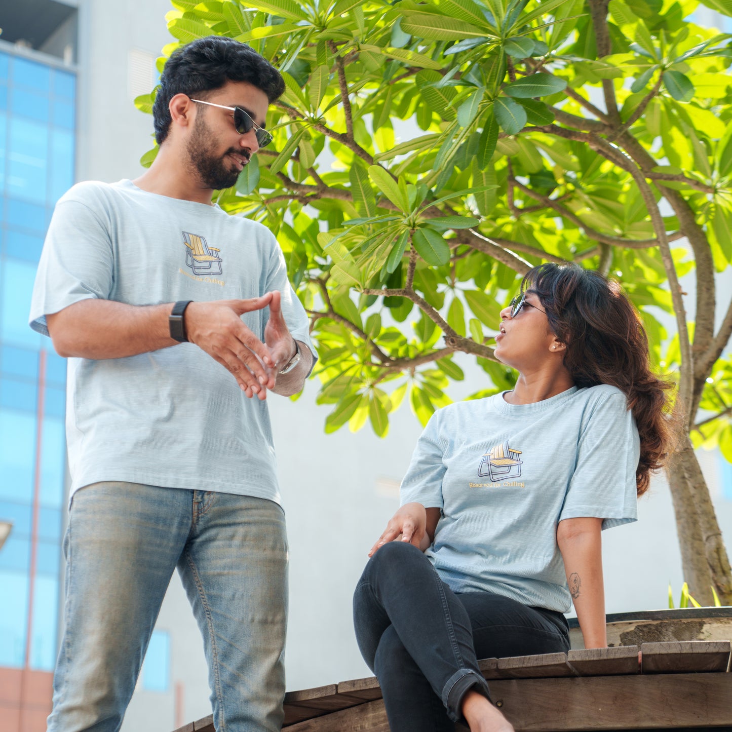 Reserved For Chilling-Couple Tee
