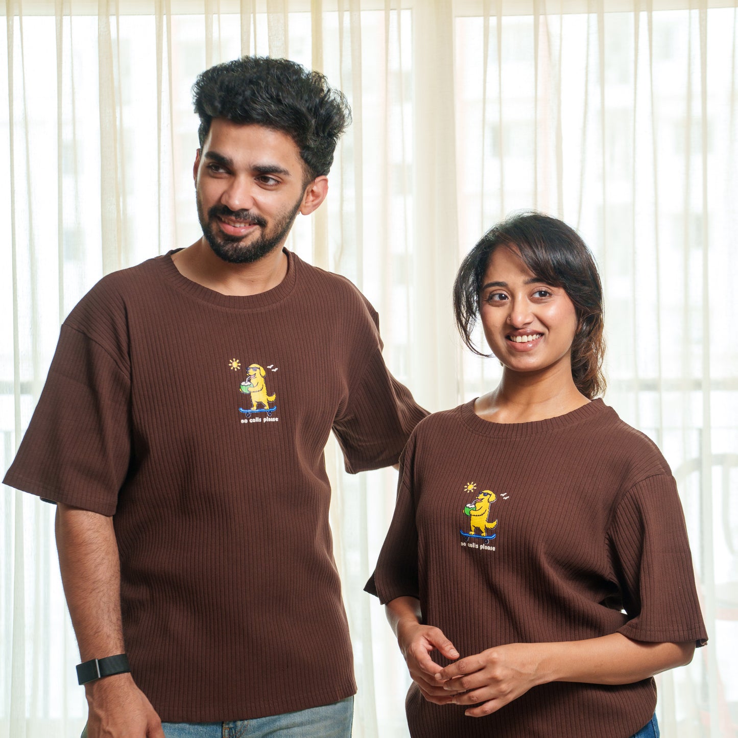 No Calls Please-Couple Tee