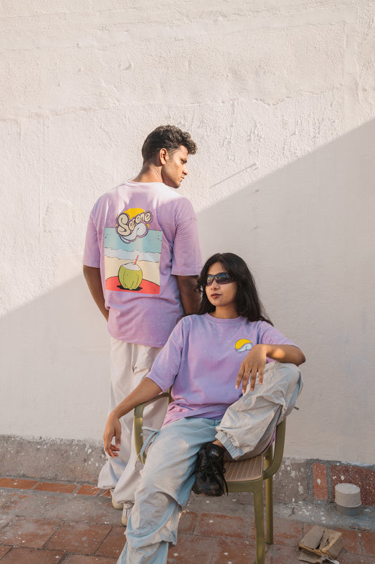 SERENE - OVERSIZED COUPLE T-SHIRT