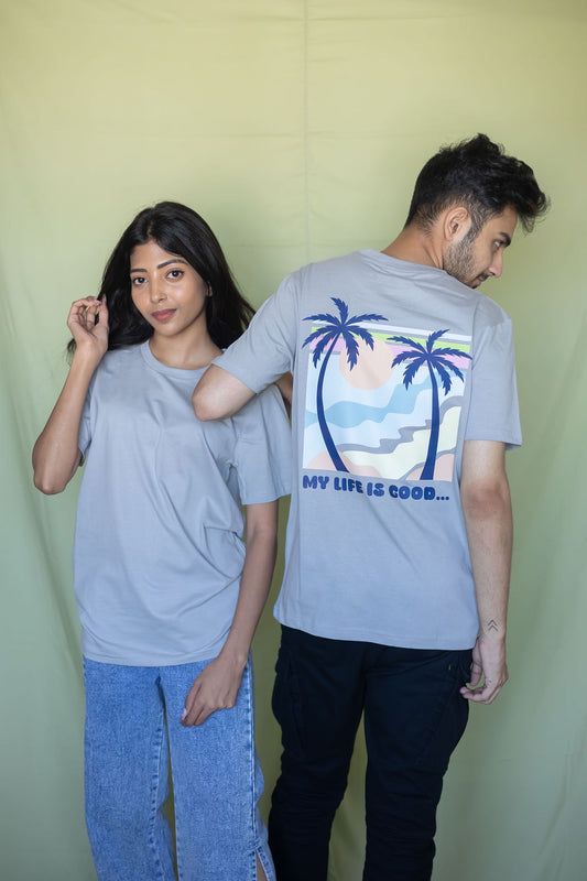 MY LIFE IS GOOD-COUPLE TEE