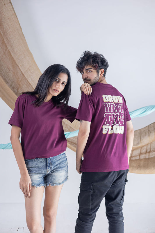 GROW WITH THE FLOW-COUPLE TEE