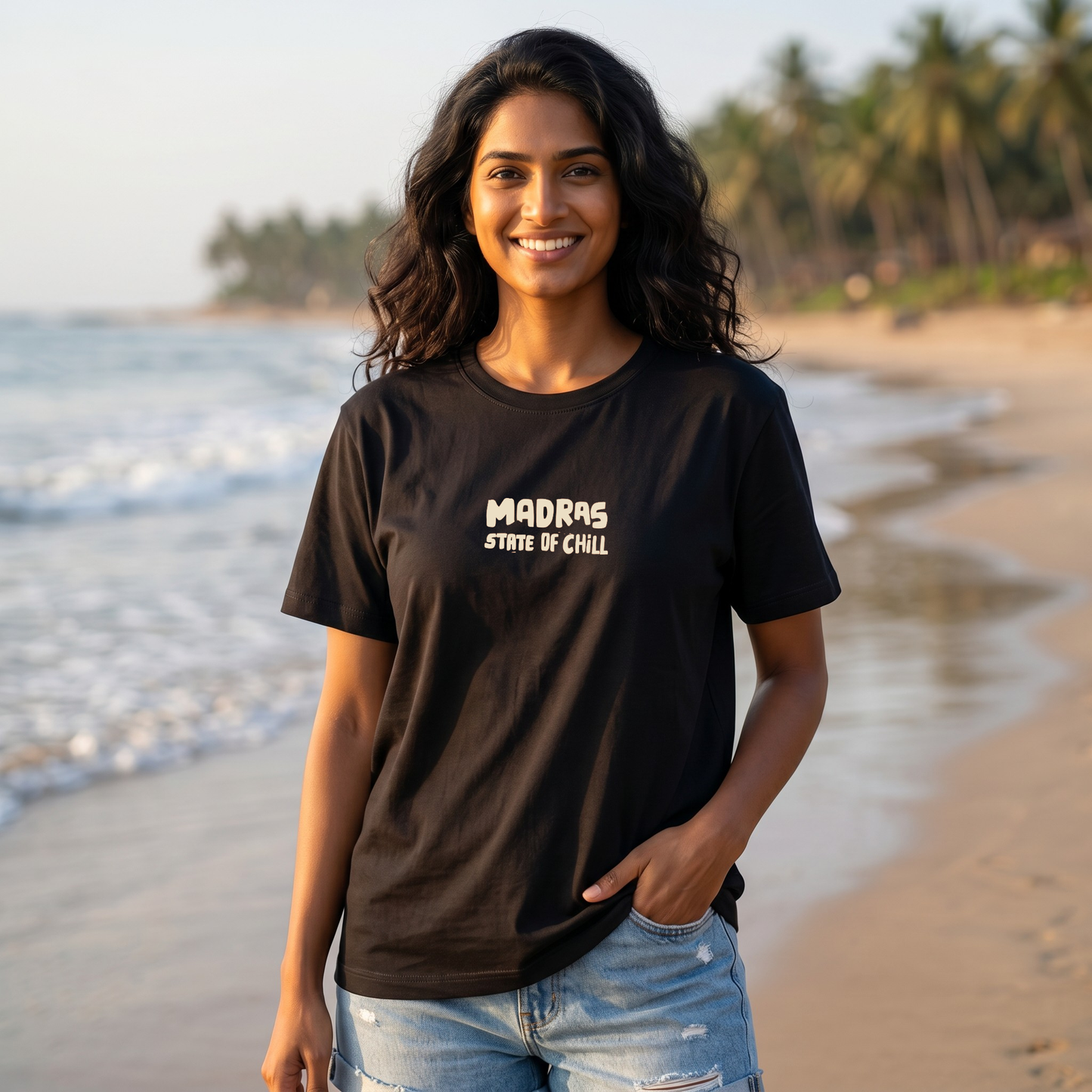 Madras State Of Chill-Women-Black