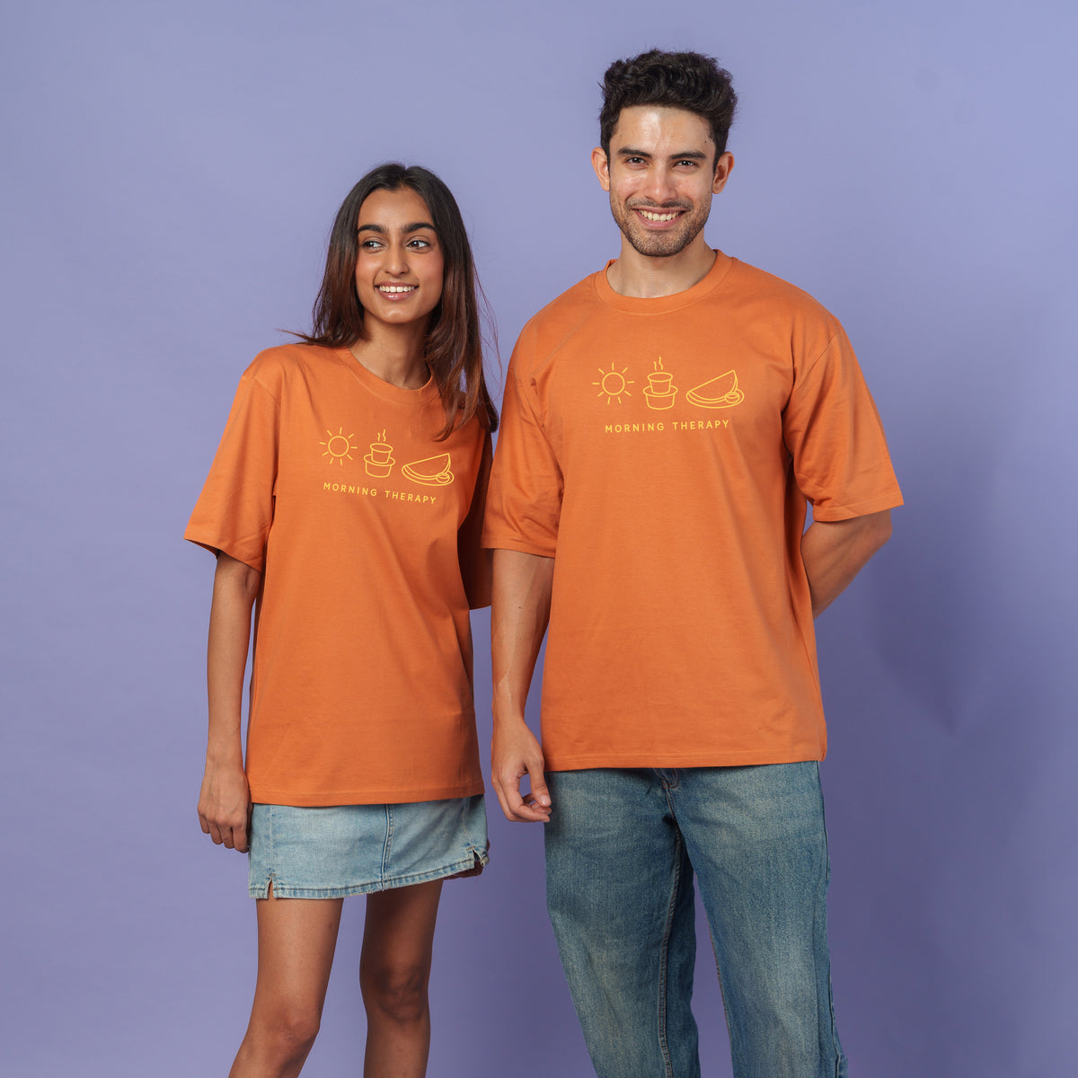 Morning Therapy-Couple Tee