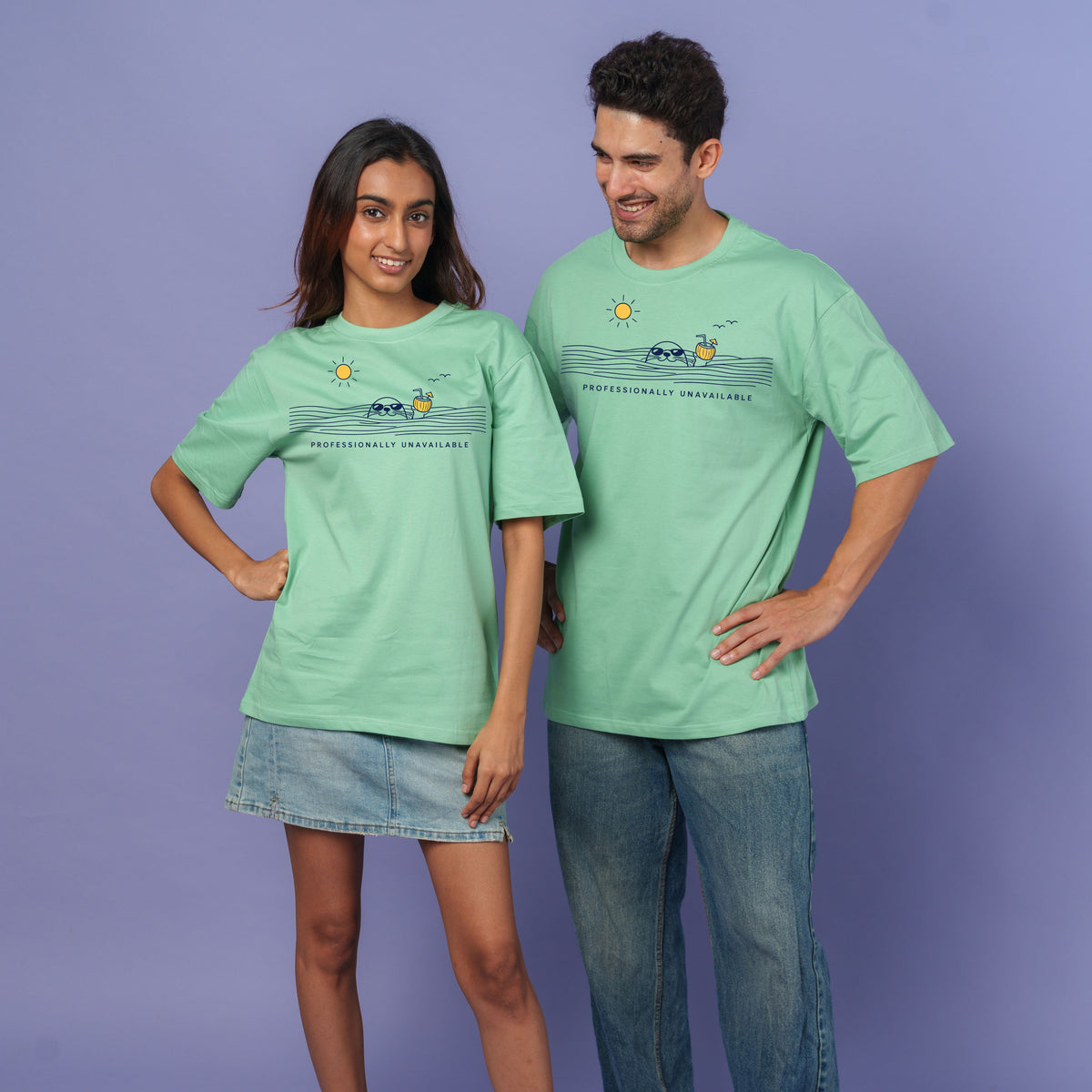 Professionally Unavailable-Couple Tee
