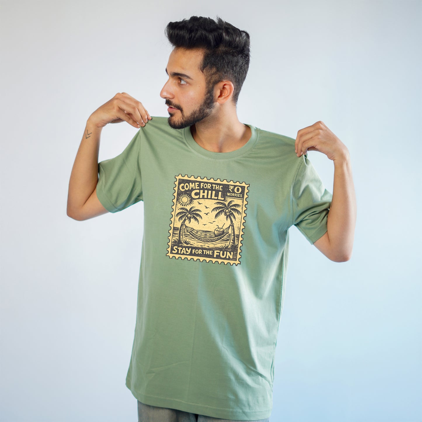 Come For The Chill Stay For The Fun-COUPLE TEE