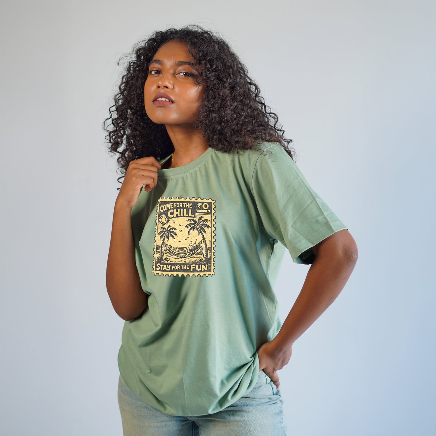Come For The Chill Stay For The Fun-COUPLE TEE