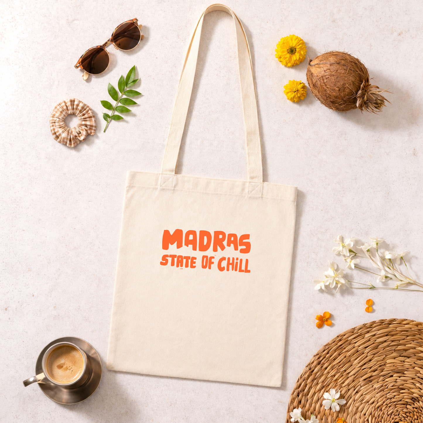 Madras State of Chill – Tote