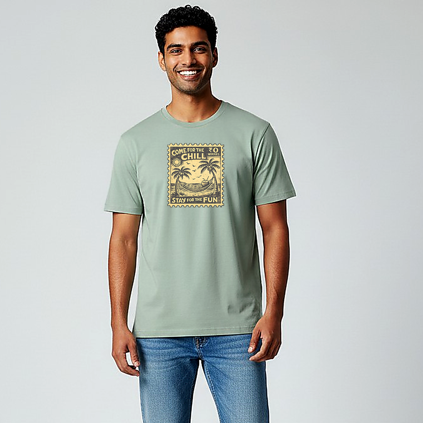 Come For The Chill Stay For The Fun-COUPLE TEE