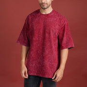 Maroon optical wash Men detail