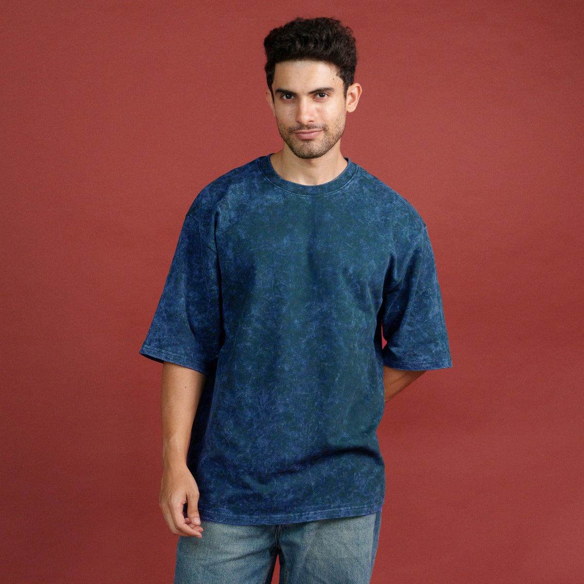 Navy Blue optical wash Men model