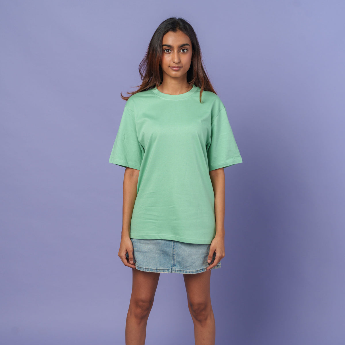 Minty Frost relaxed fit Women model