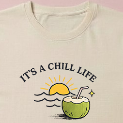 It's A Chill Life-COUPLE TEE